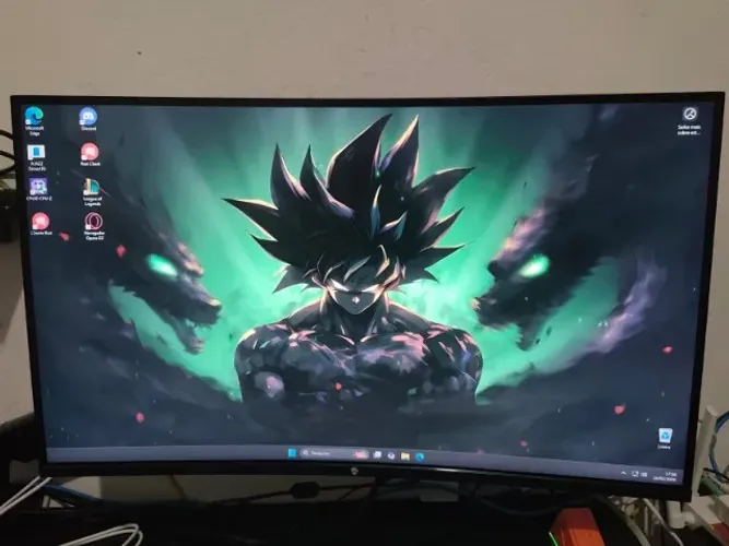 Monitor Gamer Ninja Rinnegan 27? QHD 165Hz completo na caixa com todos os acessórios
