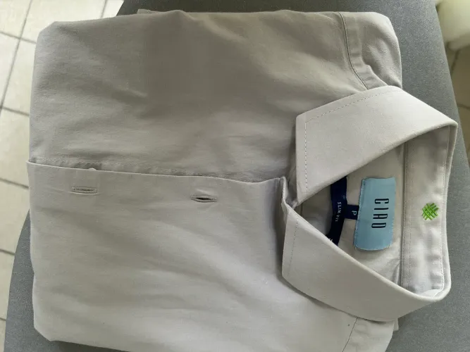 Camisa social em algodão- Tam.P - CIAO
