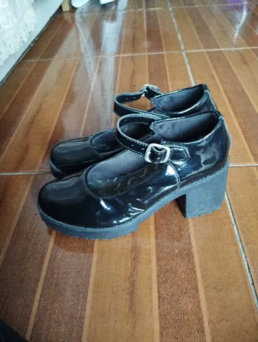 Sapato Mary Jane Preto