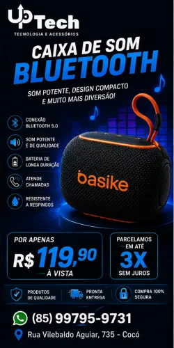 ? Caixa de Som Bluetooth Basike