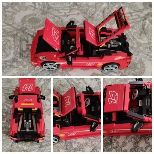lego racers ferrari f430 challenge - colecionadores - desenvolvida em parceria oficial