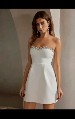 Vestido de Noiva Tubinho - Anewsta