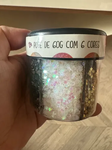 Glitter shaker 60 g com 6 cores