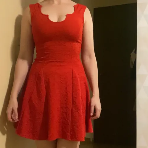 Vestido curto vermelho