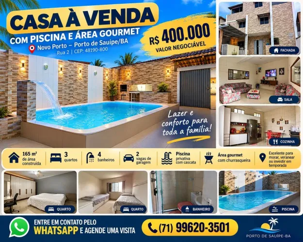 Casa a venda- Porto de Sauipe