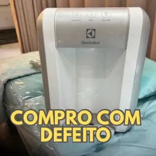 Purificador com defeito