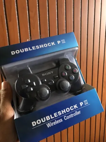 Controle PS3 Wireless (Sem Fio) - Doubleshock PIII - Novo na Caixa