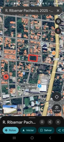 Terreno de esquina no Planalto em frente ao Batalhão da Polícia medindo 2.400m² murado com