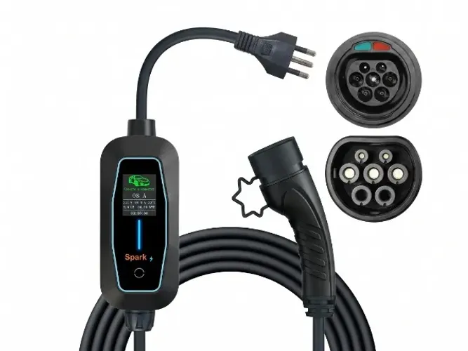 Carregador portátil 3,5 kW Tipo 2 para BYD, GEELY e outros
