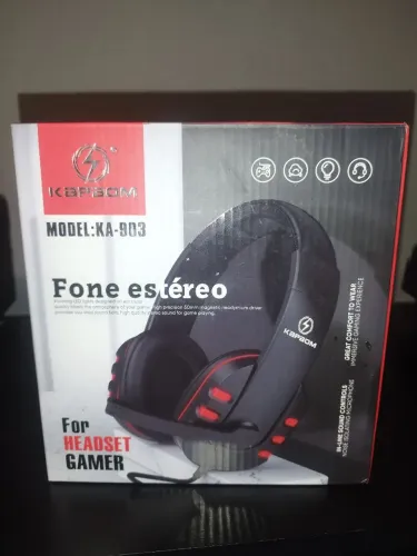 Fone KAPBOM gamer KA-903 para PS4.