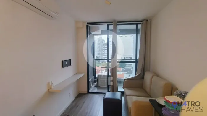 Apartamento 1 dormitório no coração da Vila Mariana Totalmente Mobiliado com 1 Vaga de ga
