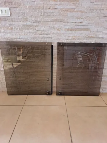 VENDO - 11 PEÇAS DE VIDRO TEMPERADO 10 MM