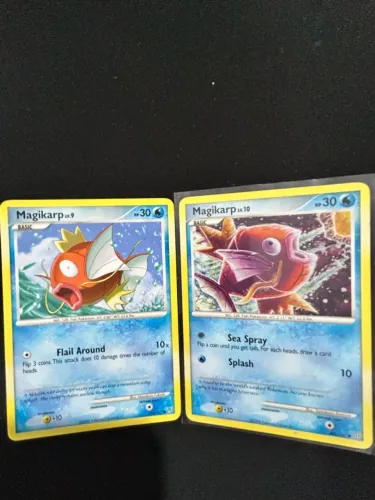 LOTE POKÉMON CARTAS RARAS - MAGIKARP 
