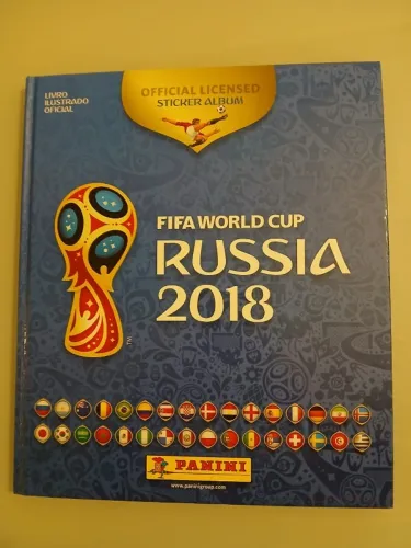 Álbum de Figurinhas Capa Dura Panini Oficial da Copa do Mundo FIFA Rússia 2018 - COMPLETO