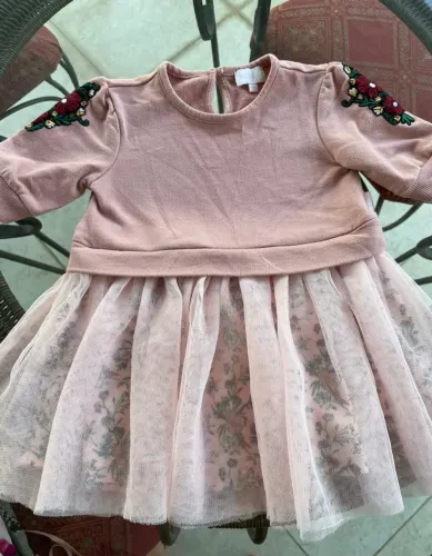 Vestido Inf. Importado BCBG Tamanho 18 meses