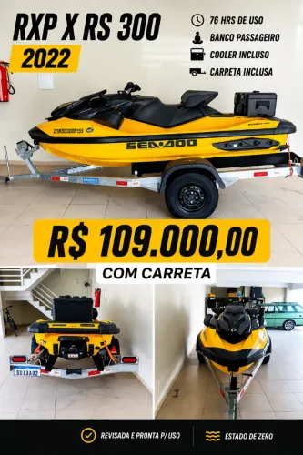 Seadoo RXP X RS 300 2023 PAINEL DIGITAL/SOM