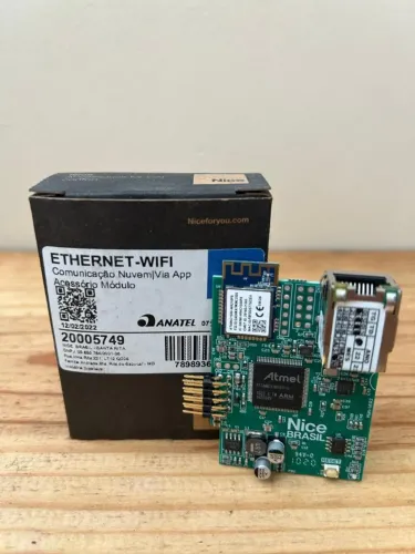 Módulo Ethernet/Wi-Fi Nice Brasil - Controle seu Alarme pelo Celular!