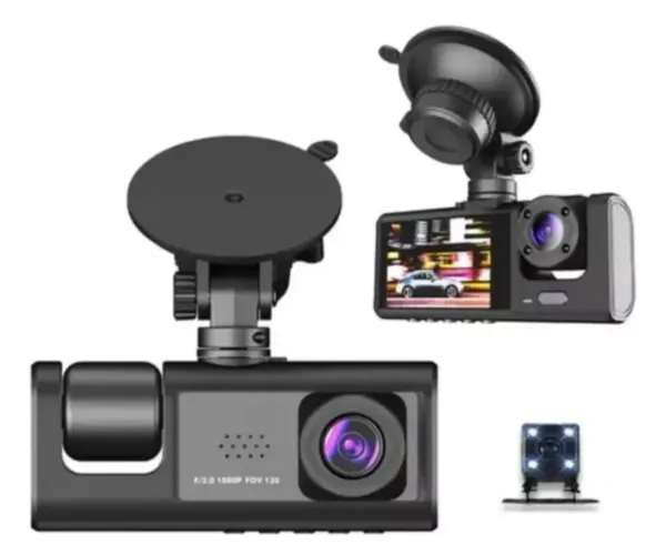 Câmera veicular black box traffic recorder super hd 1296p