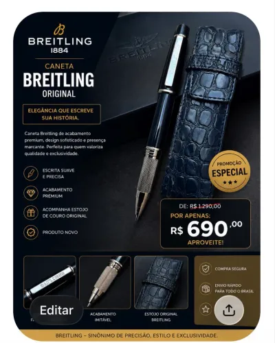 Caneta Breitling Nova$690