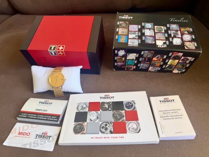 Lindo Relógio Tissot completamente em Ouro 18k por 650 reais o grama