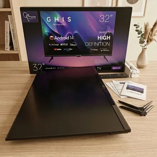 Smart Tv Tela Infinita Lançamento Android 14 Completa 
