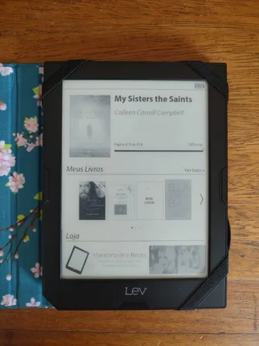 E-reader LEV Saraiva + capa e carregador