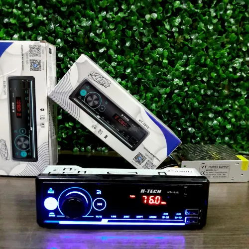 Som Automotivo H-Tech Bluetooth - Novo na Caixa