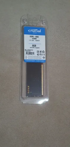 Memória Ram Crucial Ddr5 8gb 4800mhz Desktop Cl40 Original