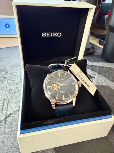 Seiko Presage Cocktail Blue Moon - Completo com Caixa, Nota e Garantia