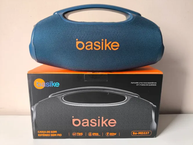 Caixa de Som Boombox IPX6 À Prova D'água Bass Forte Áudio de Alta Qualidade