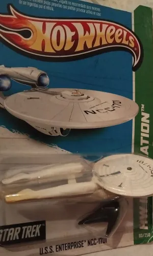 Carrinho da hot wheels U.S.S. ENTERPRISE NCC-1701