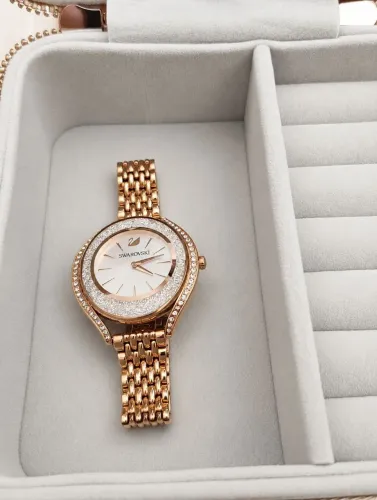 Relogio Swarovski Crystalline Aura Rosé