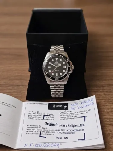 Relógio Orient Submariner 39mm