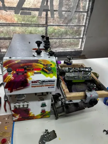 Impressora Serigráfica Cilíndrica Mod. K3-20D-cl automática