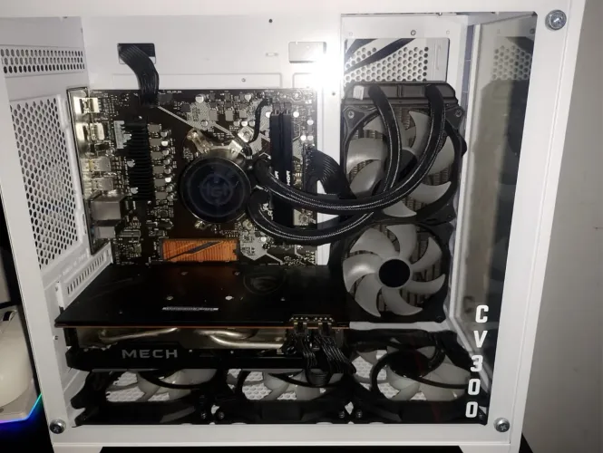 PC Ryzen 7 7700 + Placa mãe B650 + 32Gb (2x16) 6400Mhz