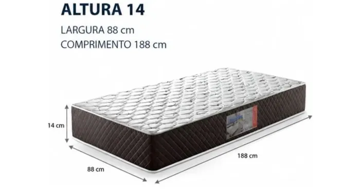 Colchão solteiro umaflex novo
