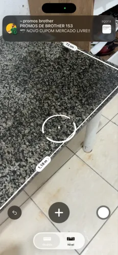 Mesa para sala de Jantar tampo granito