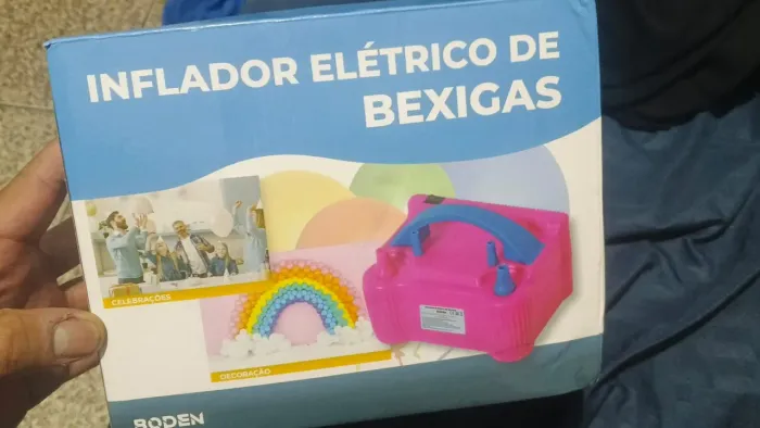 Maquina para encher balões, e arco 