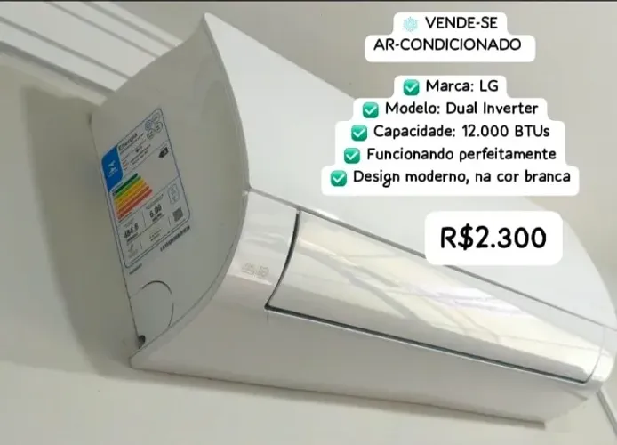 Ar condicionado LG 12BTUs