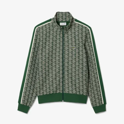 Jaqueta Lacoste Track Jacquard com Zíper Paris - com etiqueta e NF Lacoste