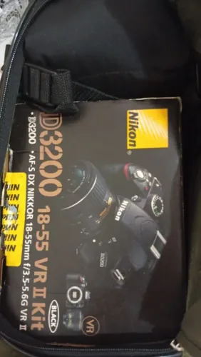 ? NIKON D3200 ORIGINAL - NOVÍSSIMA, SEM USO + KIT COMPLETO!