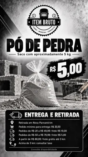 Pó de pedra 5kg