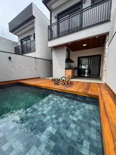 MARAVILHOSO SOBRADO COM PISCINA CONDOMINIO NOVA JAGUARI - SANTANA PARNAIBA