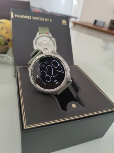 Huawei Watch GT 4 46mm verde militar com nota fiscal 