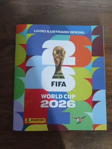 Álbum da copa 2026 novo capa mole