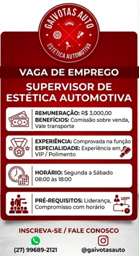 Vaga de emprego 