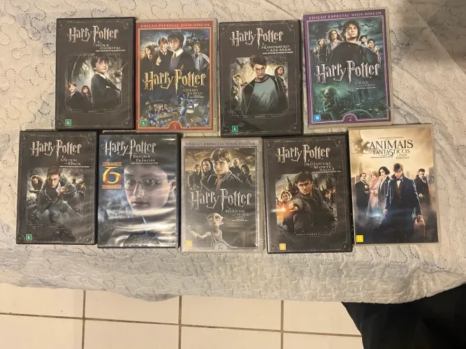 Coleção DVDs Harry Potter + AF1