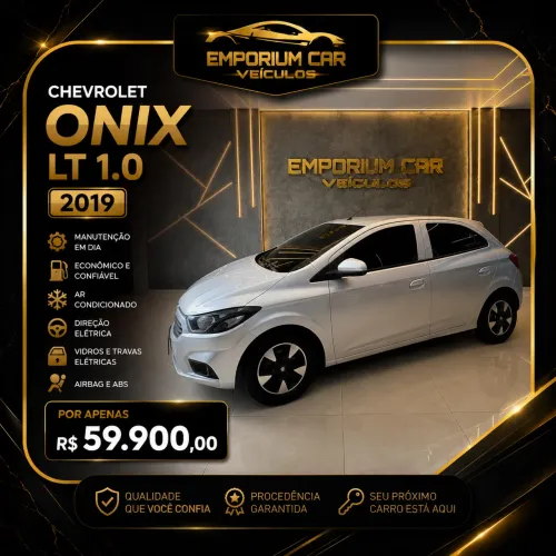 Chevrolet Onix Hatch LT 1.0 8V Flex Mec. 4P 2019