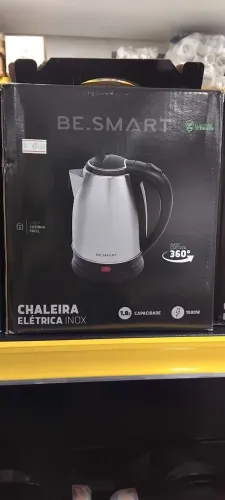 CHALEIRA ELÉTRICA INOX 1,8L BE SMART