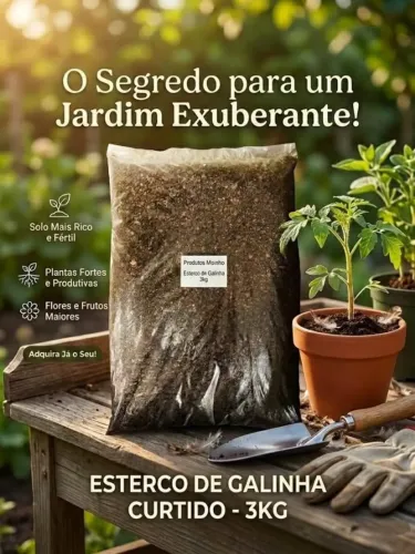 Esterco de Galinha 3Kg